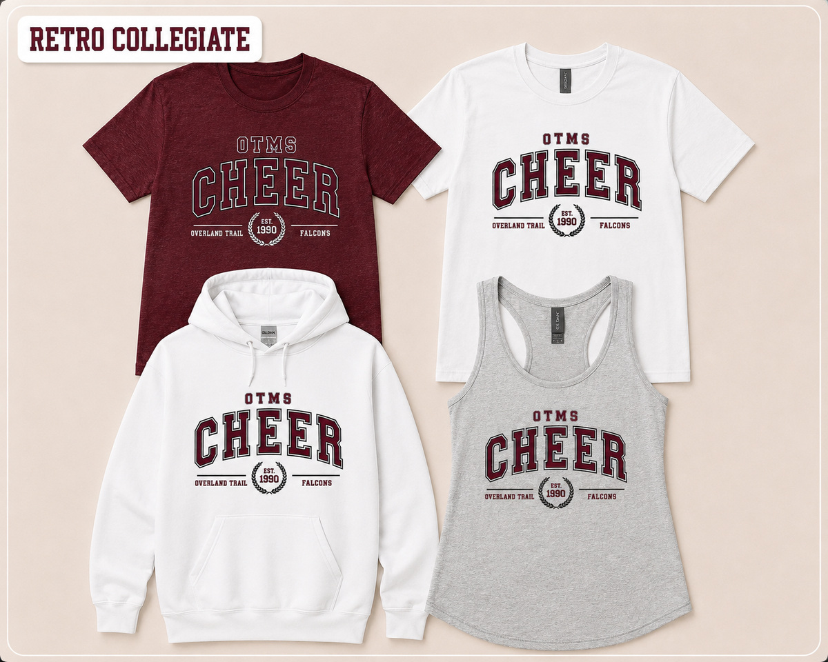 OTMS Cheer – Retro Collegiate