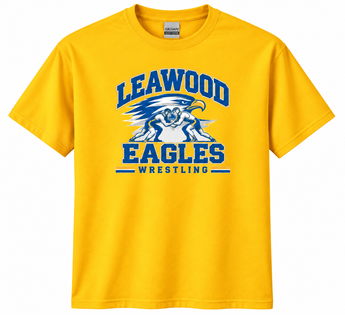 LMS Wrestling Grappler yellow T-shirt
