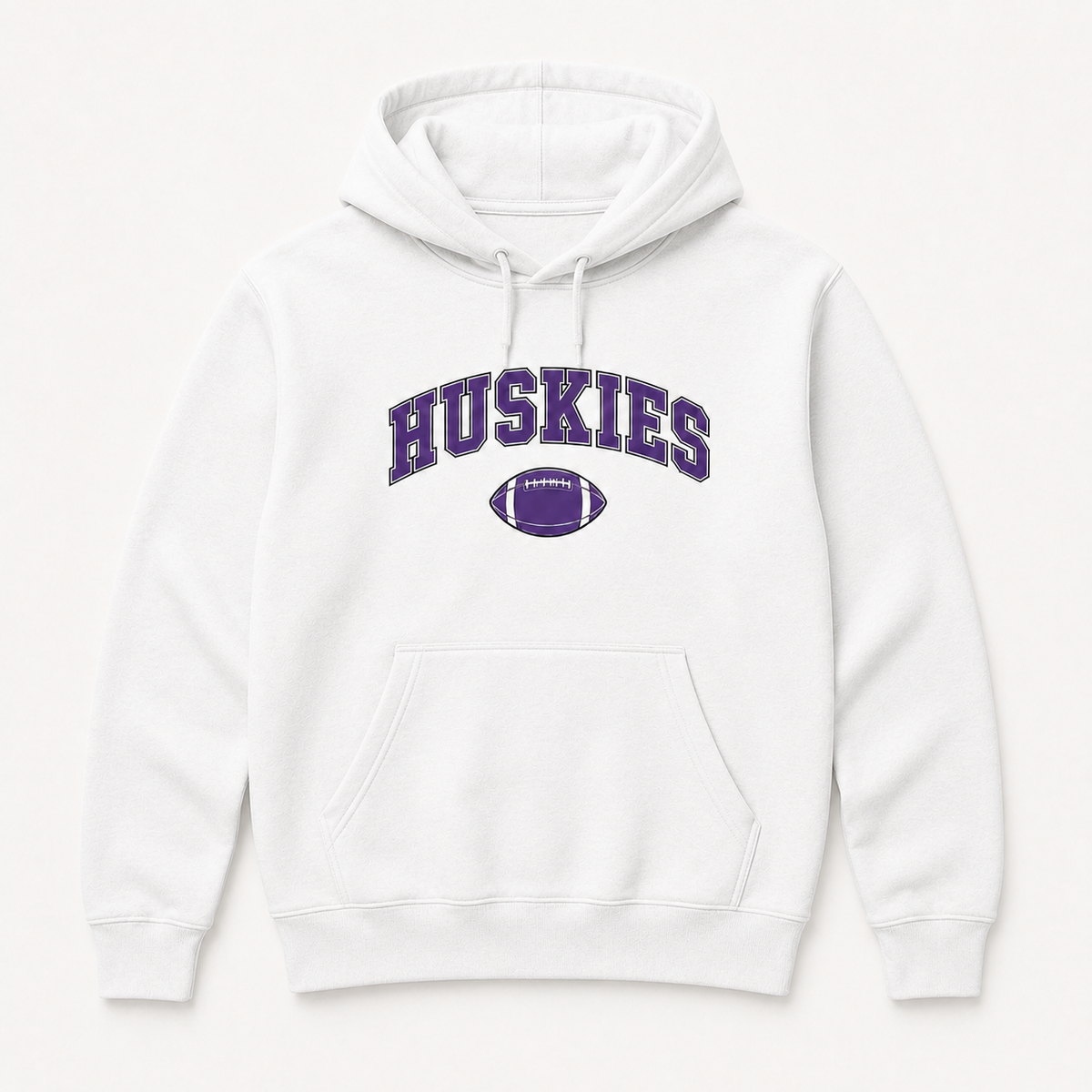 BVNW Huskies Arch Football Classic Hoodie