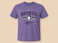 BVNW Huskies Retro Collegiate Football Mom T-Shirt