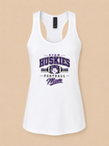 BVNW Huskies Retro Collegiate Football Mom Tank