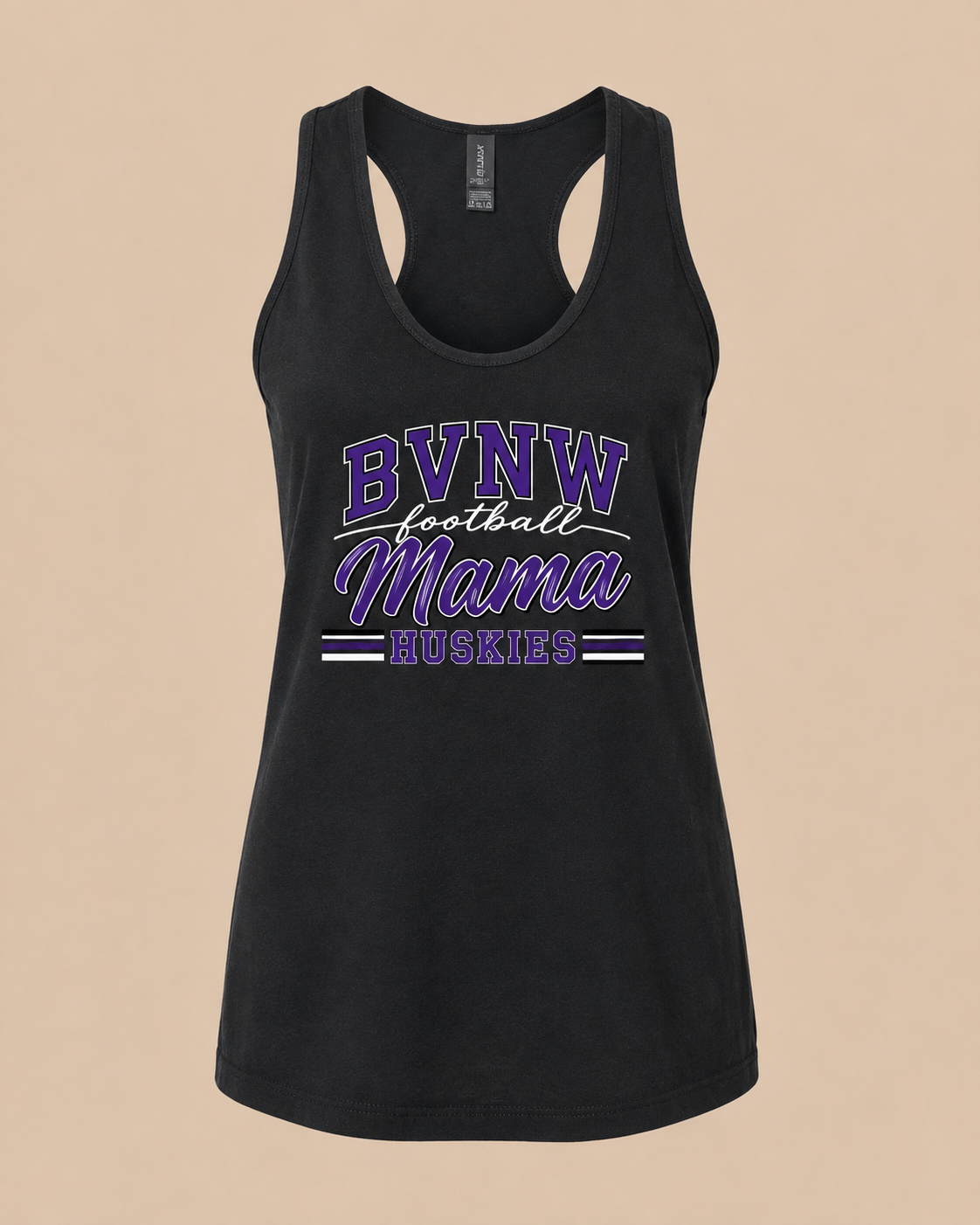 BVNW Huskies Boutique Football Mama Tank