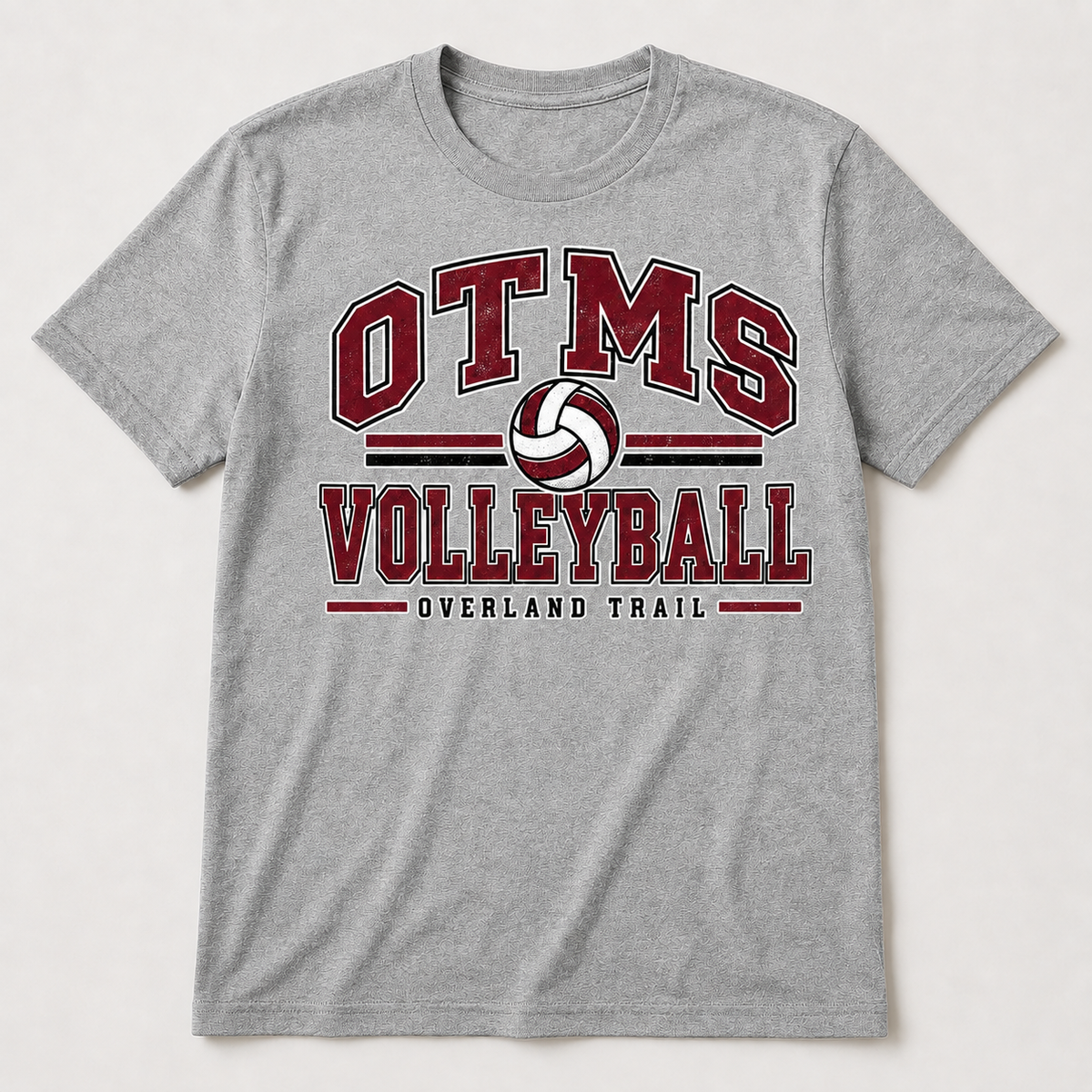 OTMS Retro Collegiate Volleyball T-Shirt