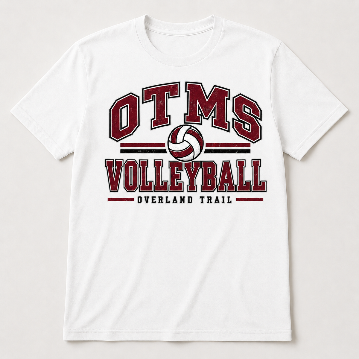 OTMS Retro Collegiate Volleyball T-Shirt