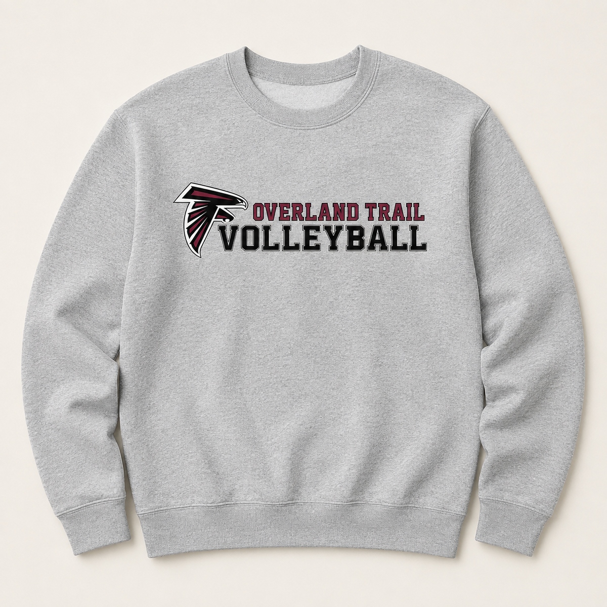 OTMS Classic Falcon Volleyball Crewneck Sweatshirt