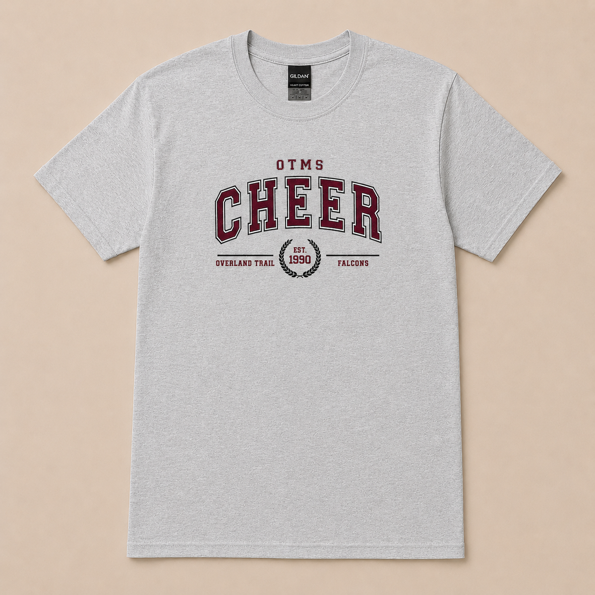 OTMS Cheer Retro Collegiate T-Shirt