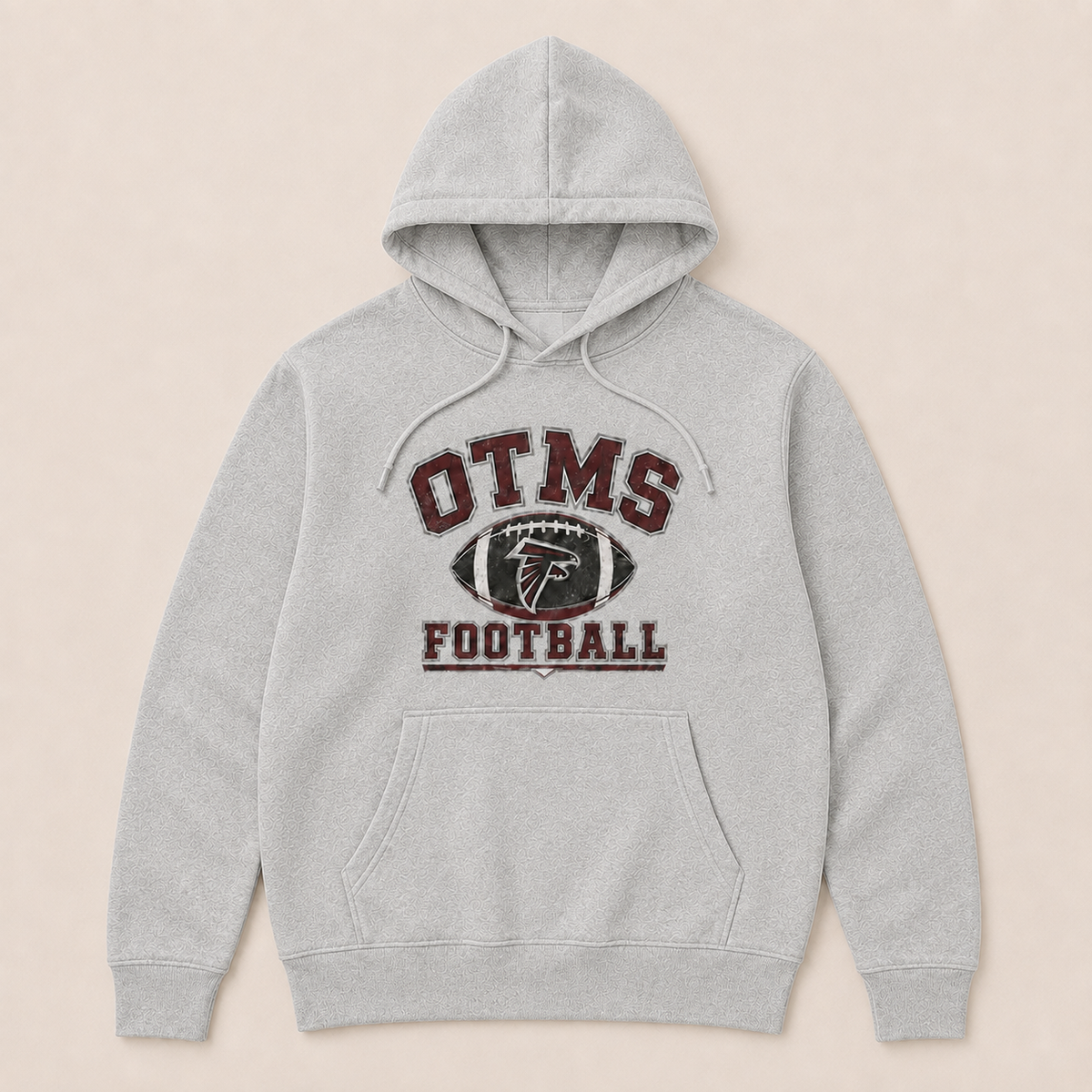OTMS Retro Collegiate Football Hoodie