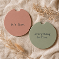 It’s Fine Ceramic Car Coaster Set