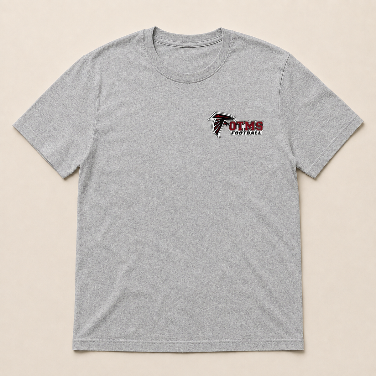 OTMS Falcon Left-Chest Football T-Shirt