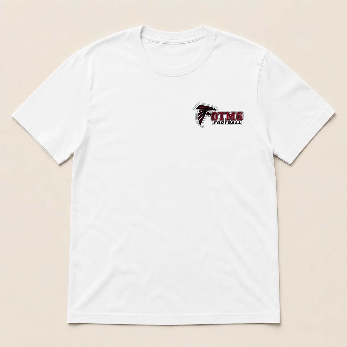 OTMS Falcon Left-Chest Football T-Shirt