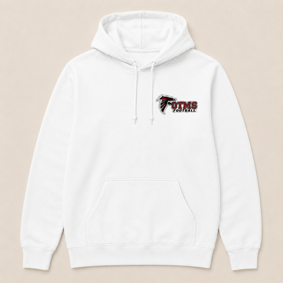 OTMS Falcon Left-Chest Football Hoodie