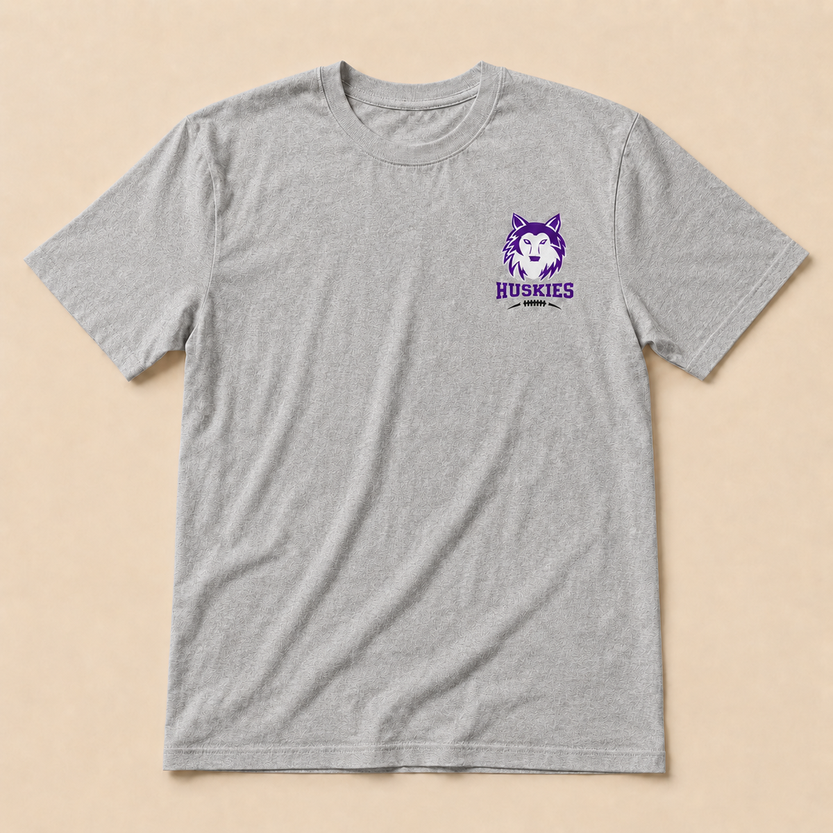 BVNW Huskies Football Left-Chest T-Shirt