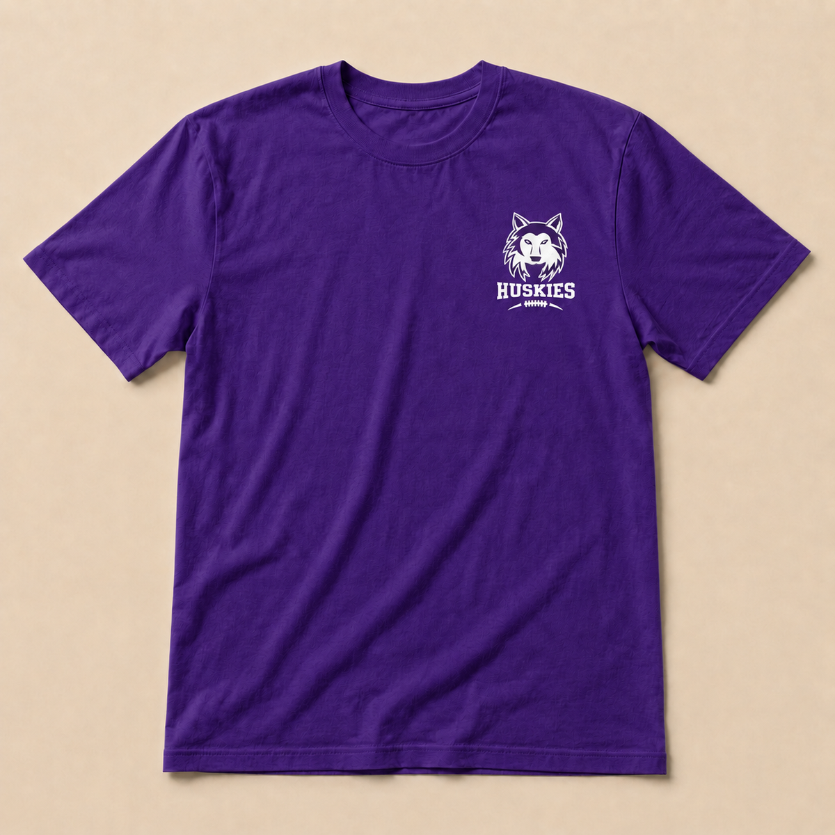BVNW Huskies Football Left-Chest T-Shirt