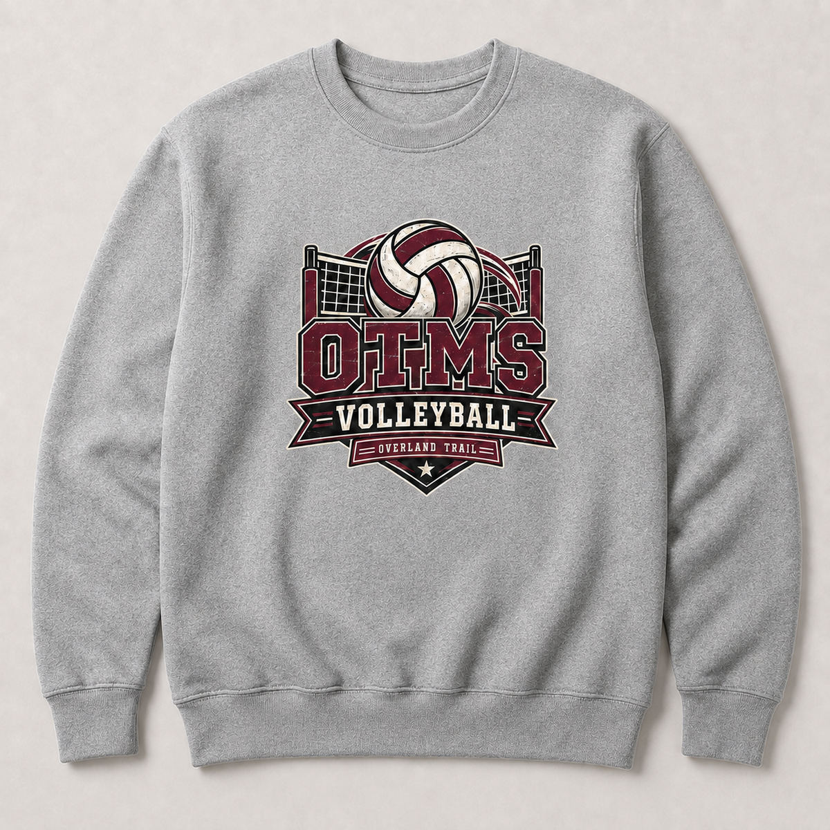 OTMS Vintage Athletic Volleyball Crewneck