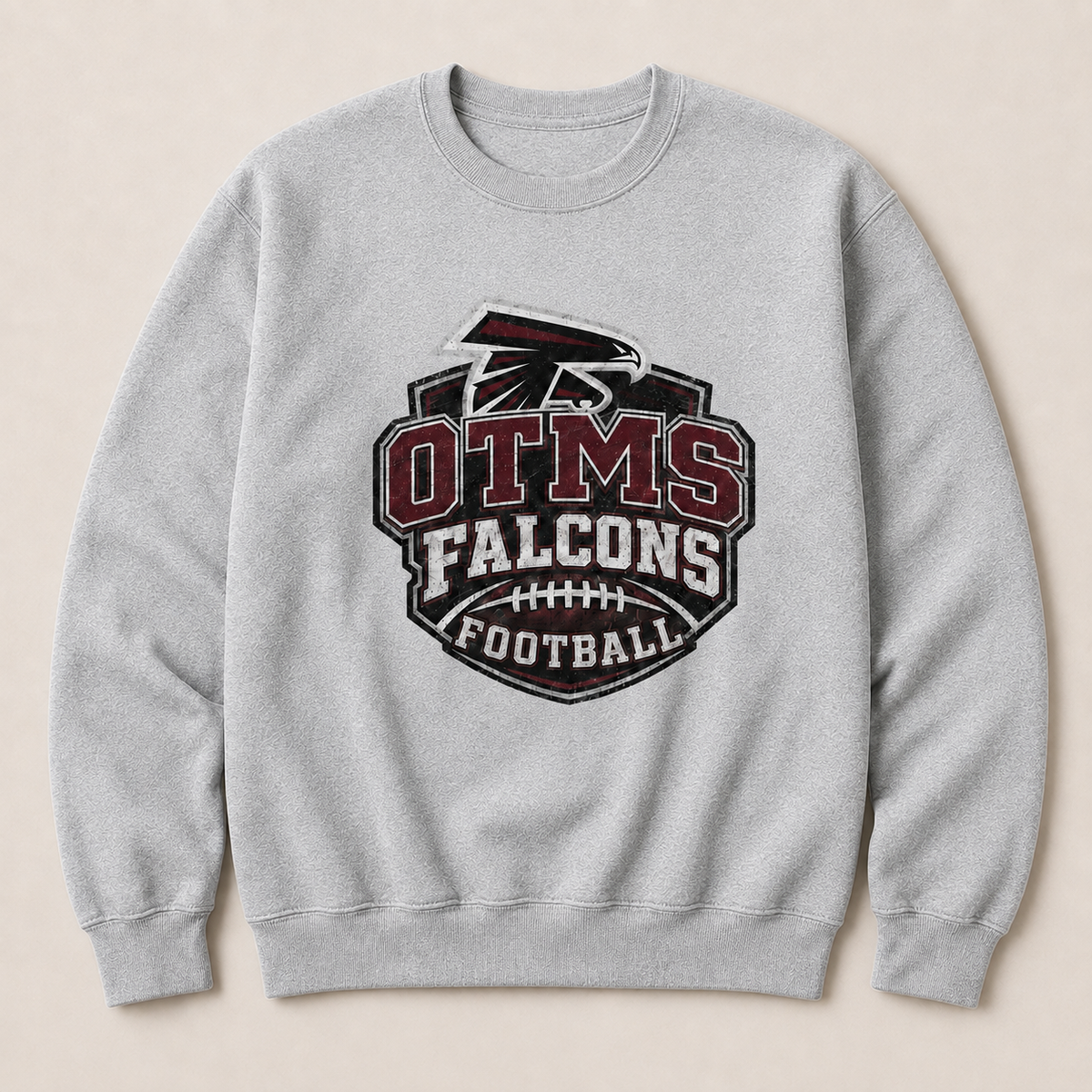 OTMS Vintage Athletic Football Crewneck
