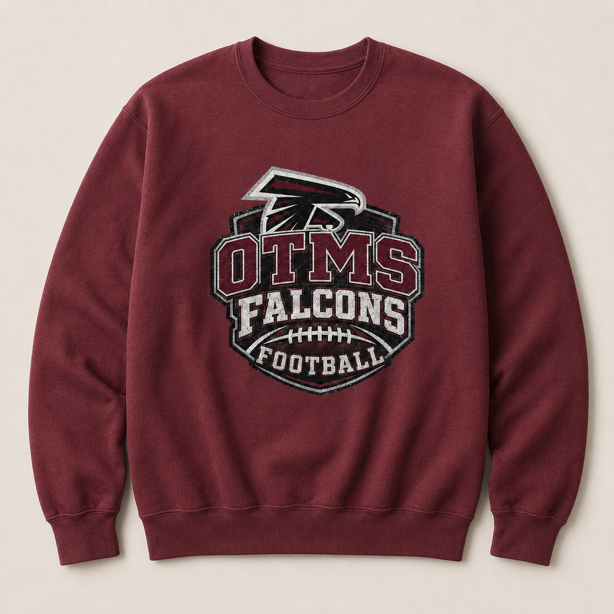 OTMS Vintage Athletic Football Crewneck
