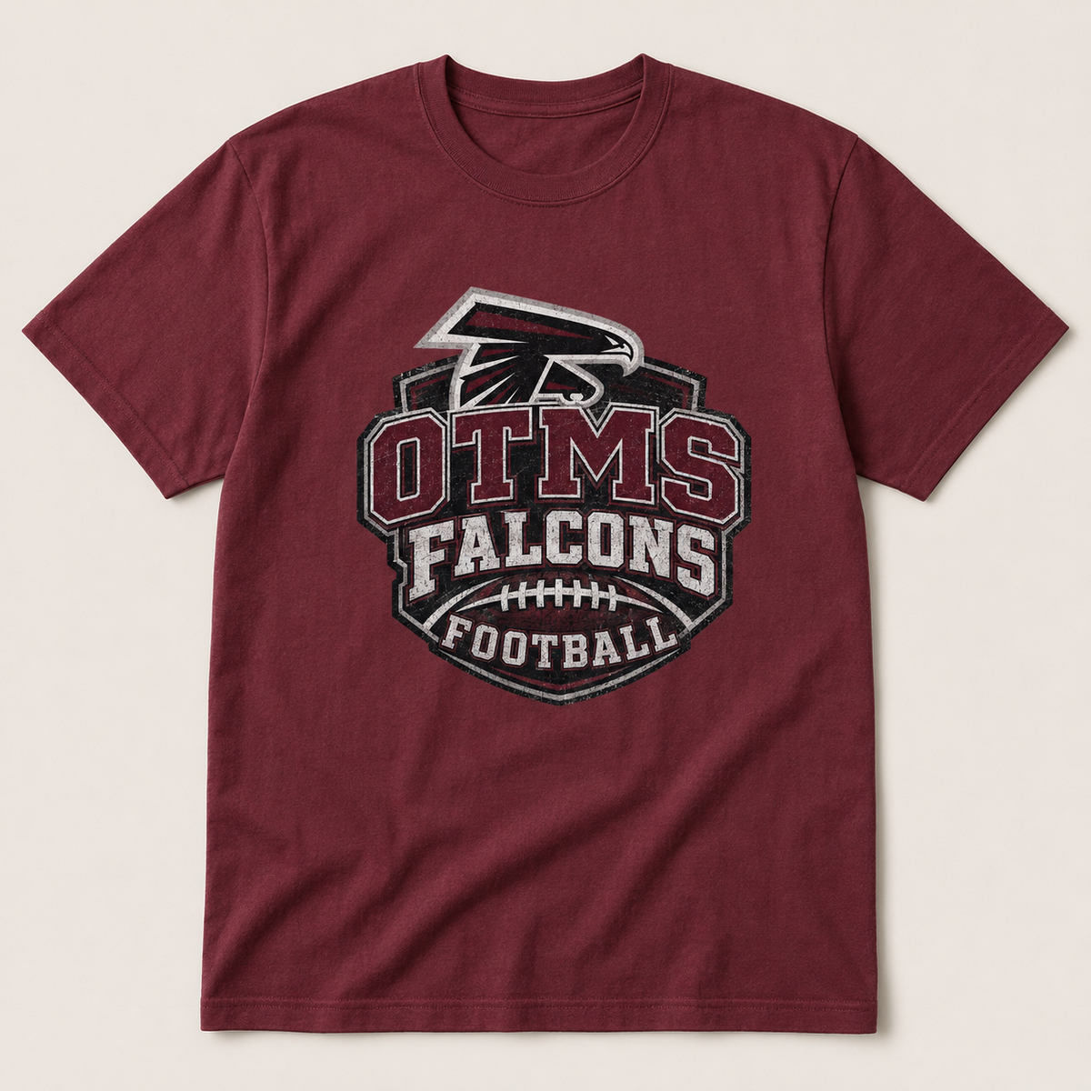 OTMS Vintage Athletic Football Tshirt