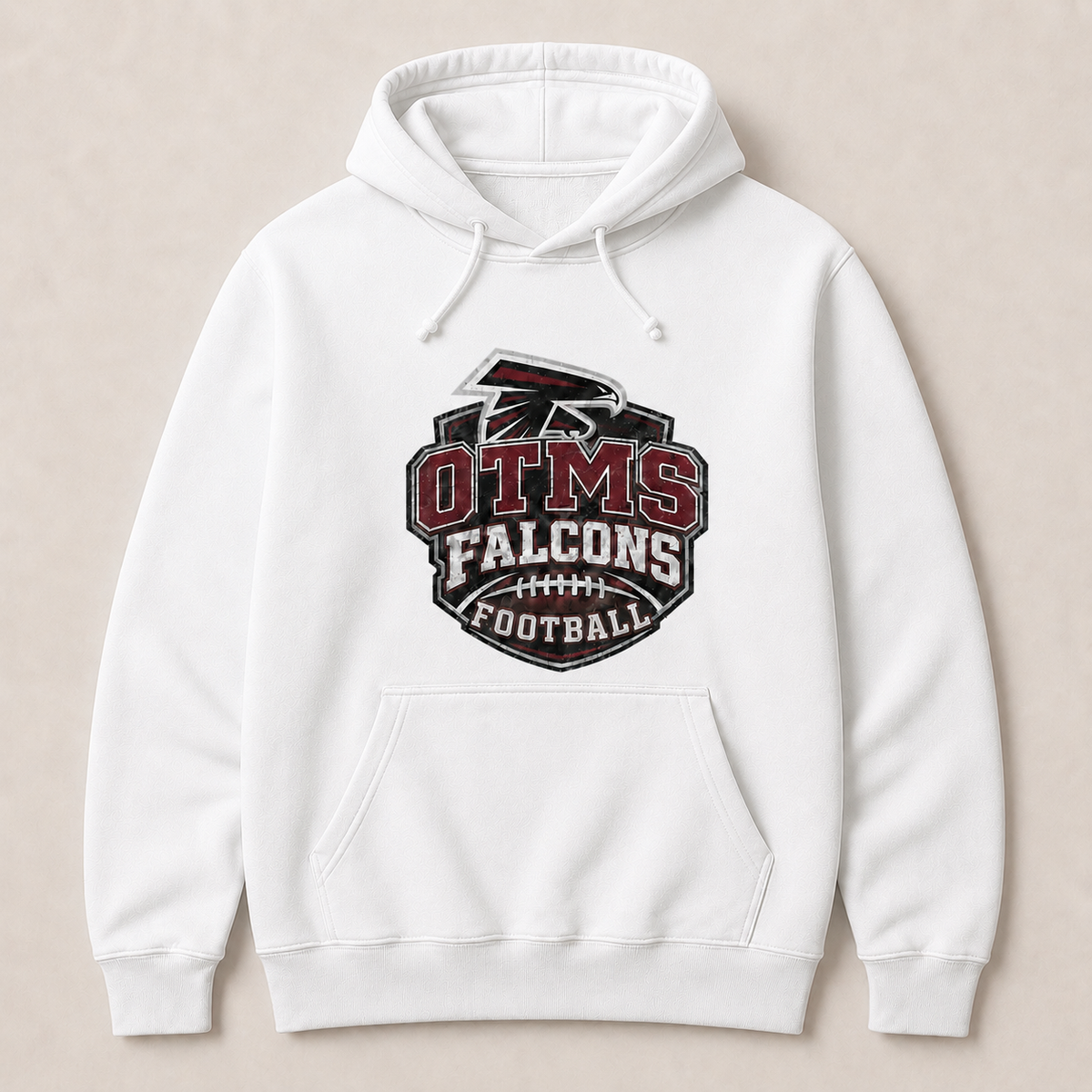 OTMS Vintage Athletic Football Hoodie