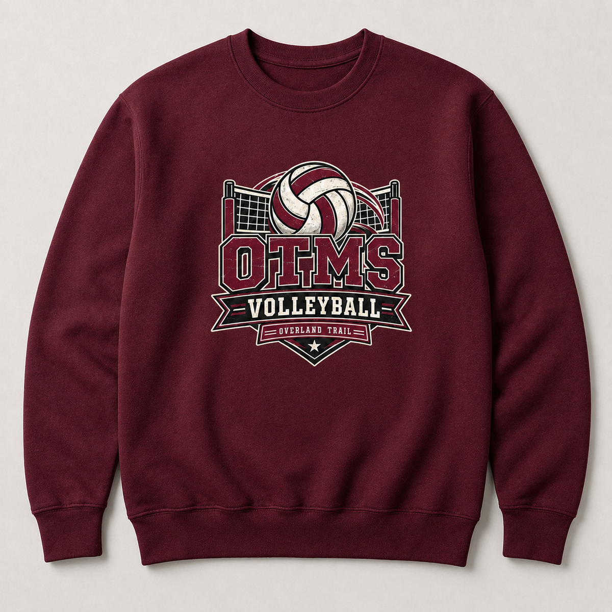 OTMS Vintage Athletic Volleyball Crewneck