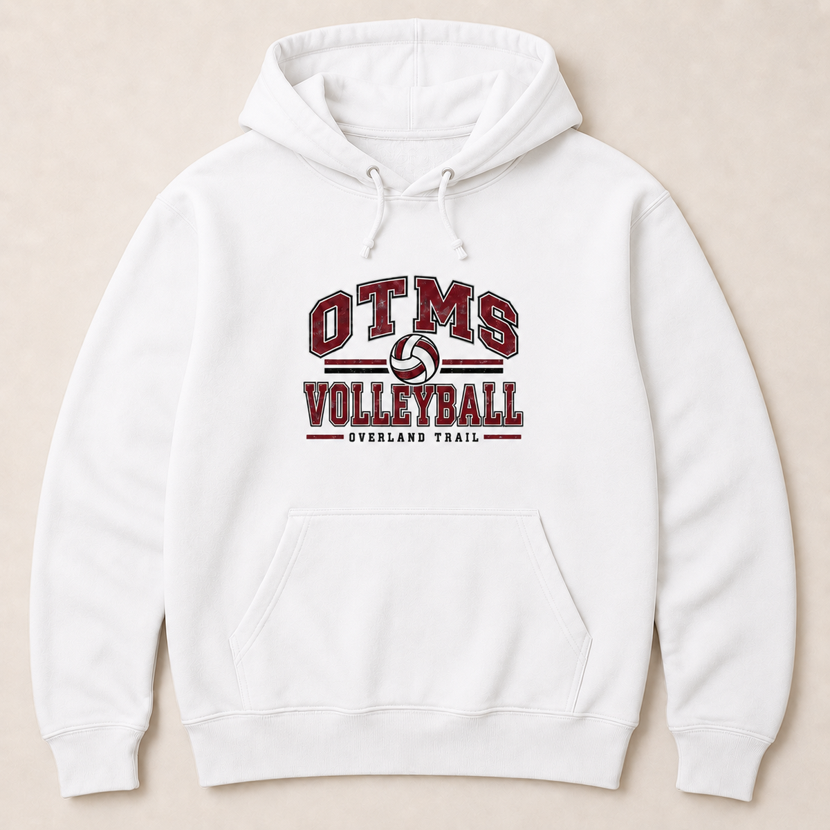 OTMS Retro Collegiate Volleyball Hoodie