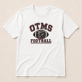 OTMS Retro Collegiate Football T-Shirt