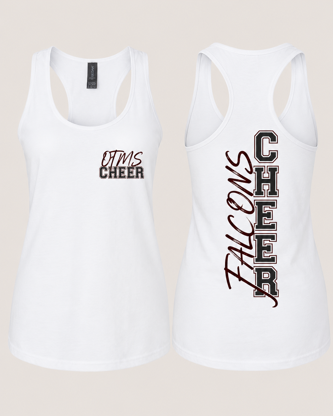 OTMS Cheer Varsity Script Tank