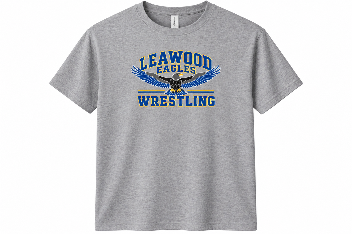 Leawood Middle School Eagles Wrestling Classic gray T-shirt
