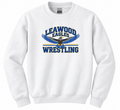 Leawood Middle School Eagles Wrestling Classic white crewneck sweatshirt