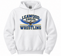 Leawood Middle School Eagles Wrestling Classic white hoodie