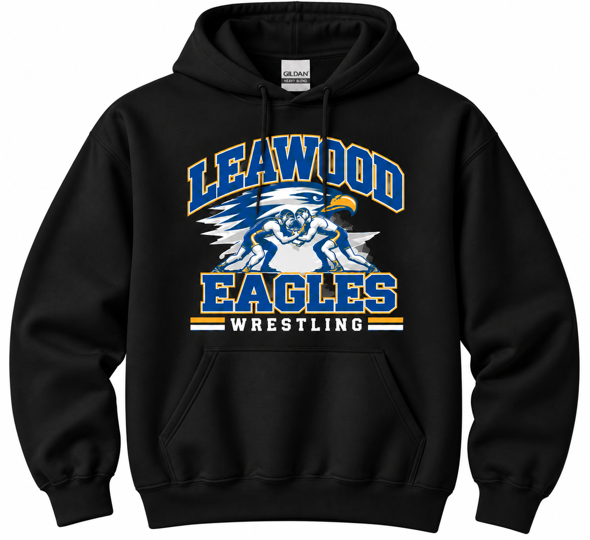LMS Wrestling Grappler black hoodie