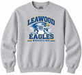 LMS Wrestling Grappler gray crewneck