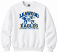 LMS Wrestling Grappler white crewneck