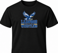 LMS Wrestling vintage logo black tee