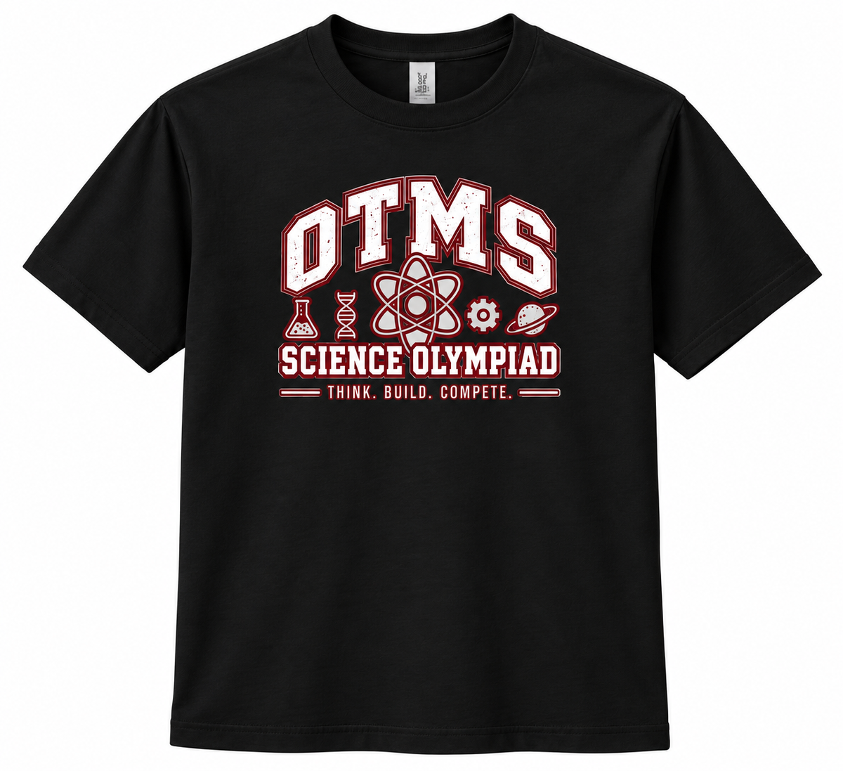OTMS Science Olympiad Design 1 black T-shirt