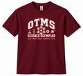 OTMS Science Olympiad Design 1 maroon T-shirt