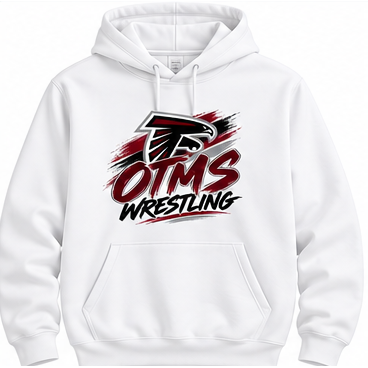 OTMS Wrestling Script white hoodie