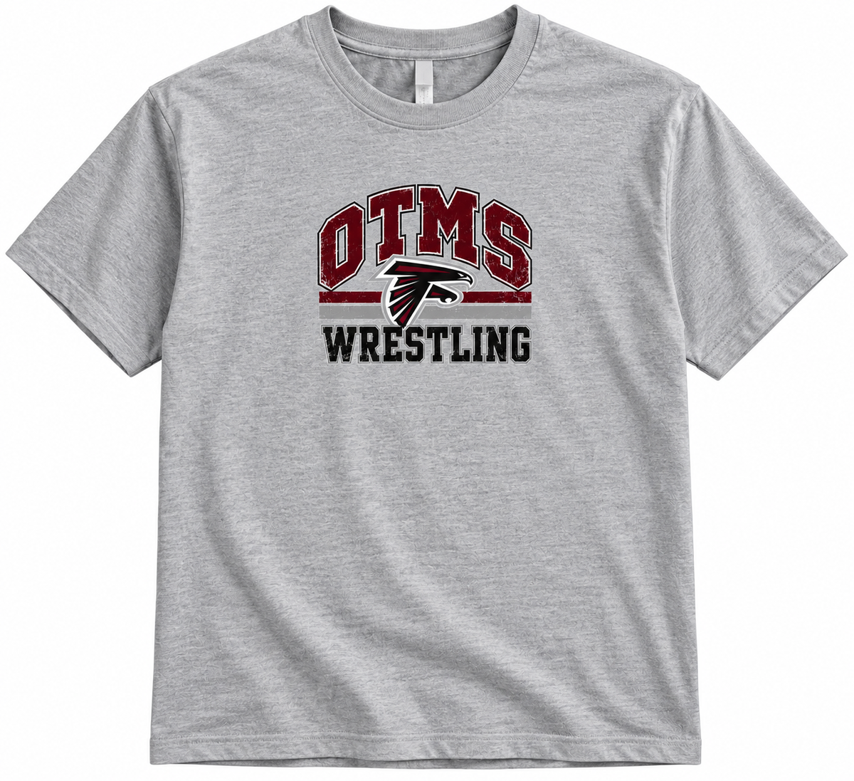 OTMS Wrestling Vintage Falcon gray T-shirt