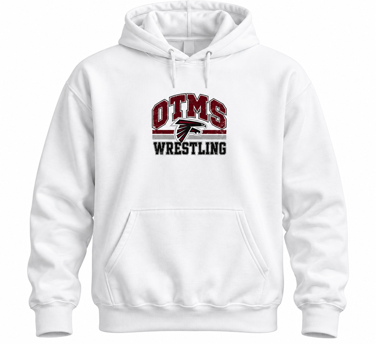 OTMS Wrestling Vintage Falcon white hoodie