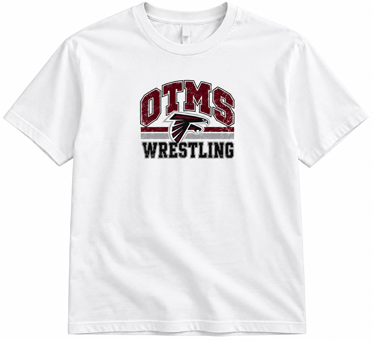 OTMS Wrestling Vintage Falcon white T-shirt