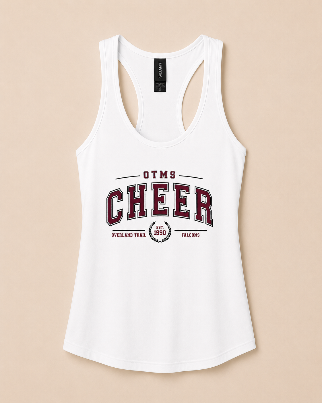OTMS Cheer Retro Collegiate Tank