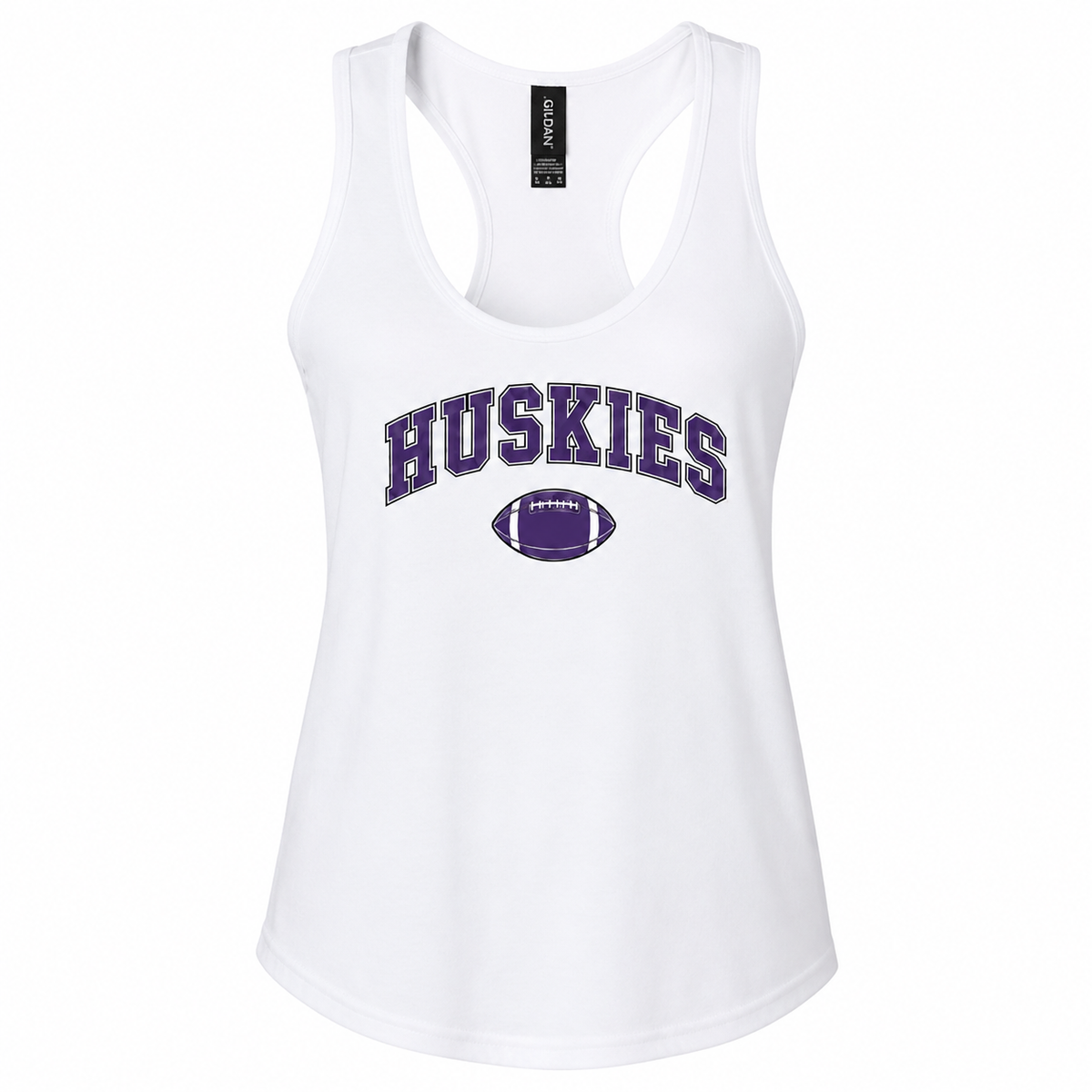BVNW Huskies Arched Football Women’s Tank